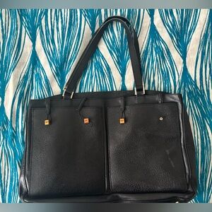 Anya Hindmarch Black Leather Shoulder Bag! VIntage!